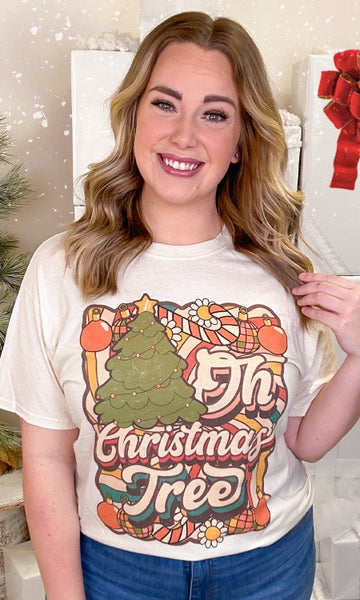 Oh! Christmas Tree Graphic T-Shirt