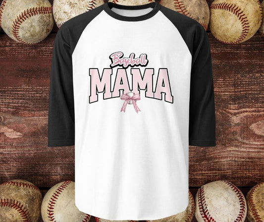 Baseball Mom Raglan Tee
