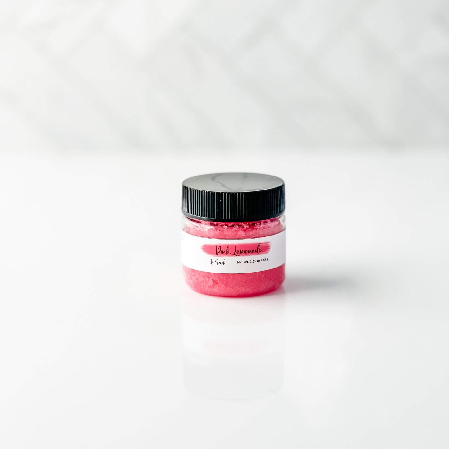Lip Scrub 1 oz jar Pink Lemonade flavor (color pink)